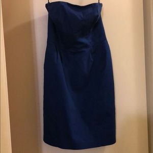 Blue cocktail dress